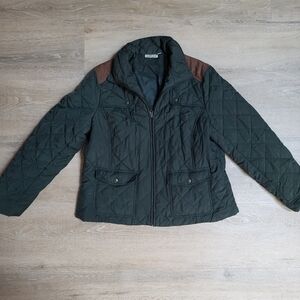 Croft & Barrow Green Quilted Barn Jacket XL